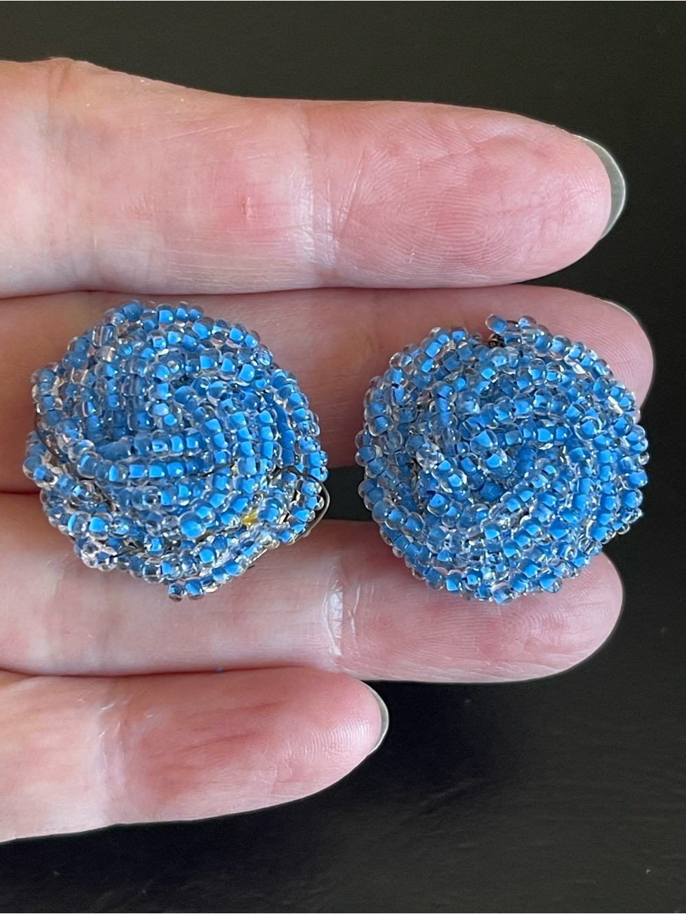 10 pairs Vintage Japan West Germany clip on earrings. - Picture 8 of 12